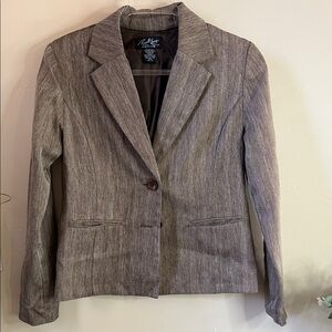 Ashley By 26 International Taupe Women's Blazer